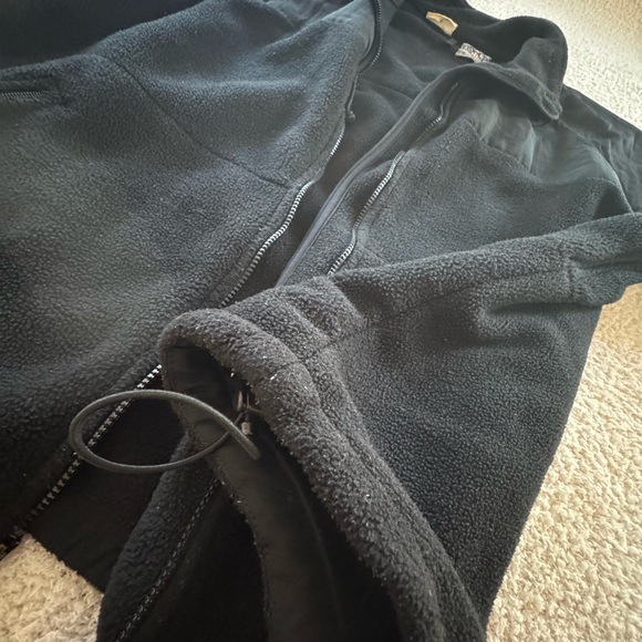 Men's Black Fleece Jacket - Picture 3 of 10